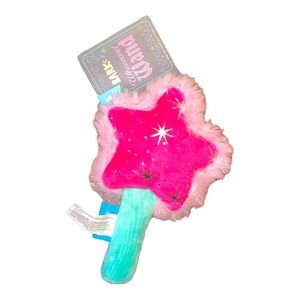 NWT Bark Whizzard Wand Squeaker Crazy Crinkle Dog Toy